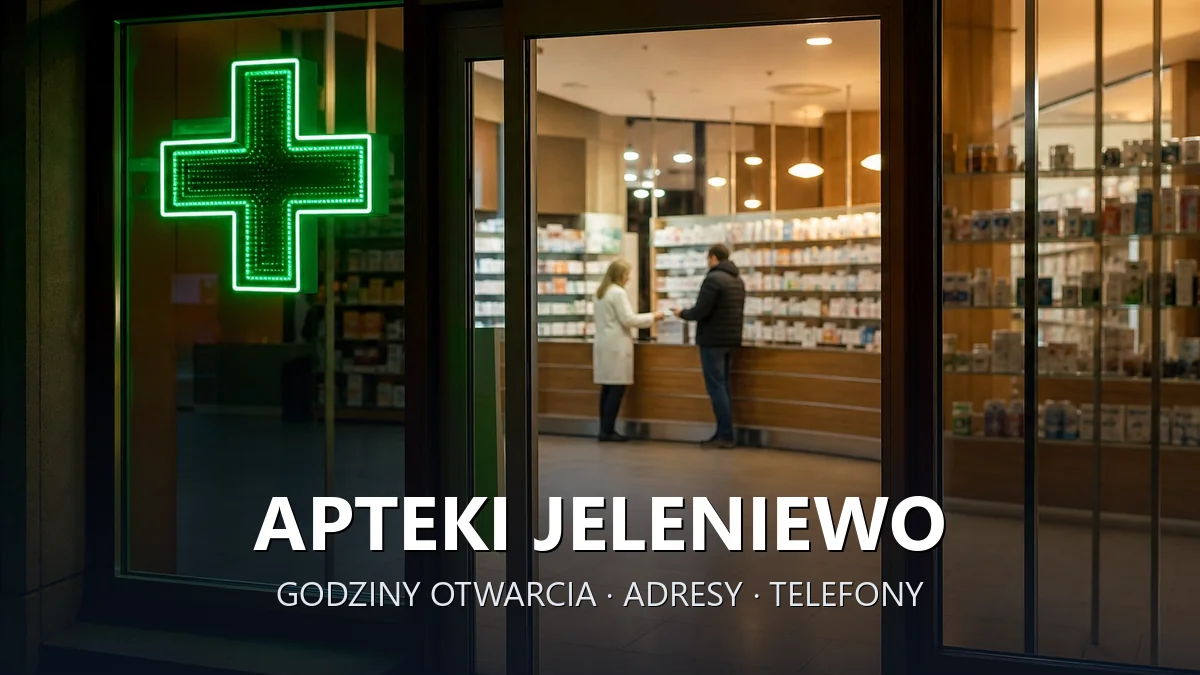 Apteki Jeleniewo, powiat suwalski - adresy, telefony, godziny otwarcia