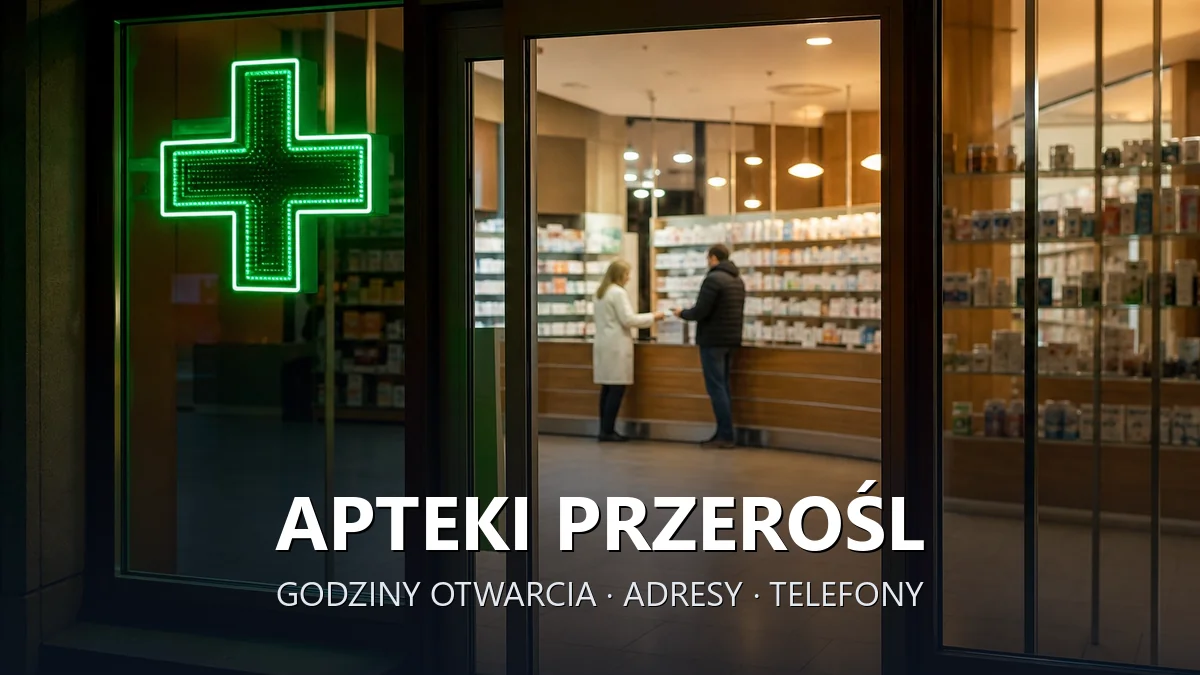 Apteki Przerośl, powiat suwalski - adresy, telefony, godziny otwarcia