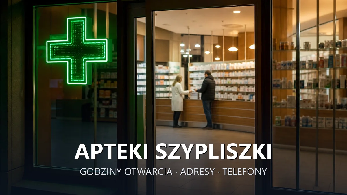 Apteki Szypliszki, powiat suwalski - adresy, telefony, godziny otwarcia