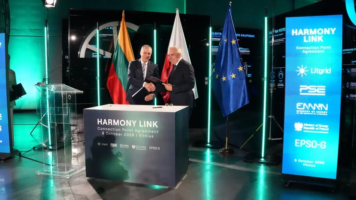 Obraz do artykułu: Harmony Link połączy stacje Ełk Bis i Gižai. PSE i Litgrid podpisały umowę
