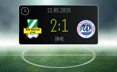 [PIŁKA NOŻNA] Warta Sieradz – Wigry Suwałki 2:1 w Betclic 3. Lidze – Grupa 1 (Grupa I)