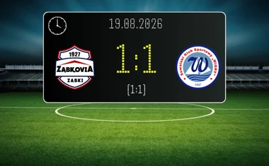 [PIŁKA NOŻNA] Ząbkovia Ząbki – Wigry Suwałki 1:1 w Betclic 3. Lidze Grupa 1 (Grupa I). Wigry z punktem na wyjeździe