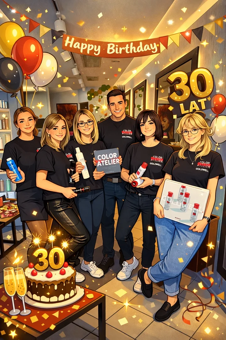 Grafika promocyjna wydarzenia 30 Urodziny B.S. — kameralne świętowanie w salonie