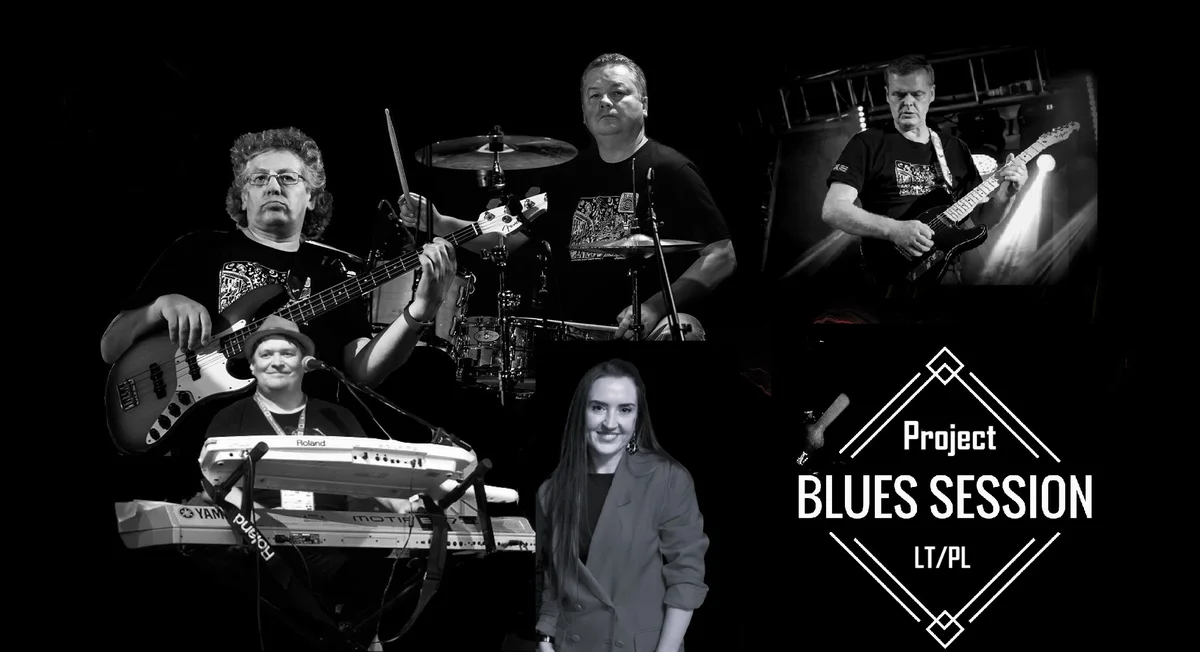 Grafika promocyjna wydarzenia Koncert bluesowy w Suwałkach w ramach festiwalu muzycznego