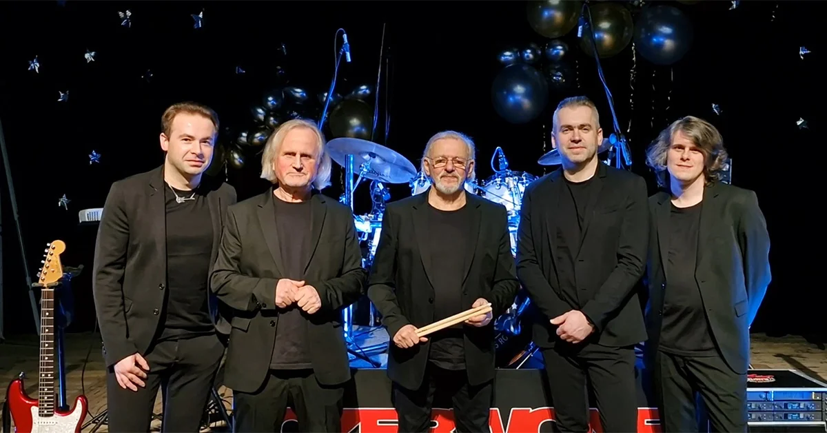Grafika promocyjna wydarzenia Koncert Czerwonych Gitar w Suwałkach z okazji 60-lecia zespołu