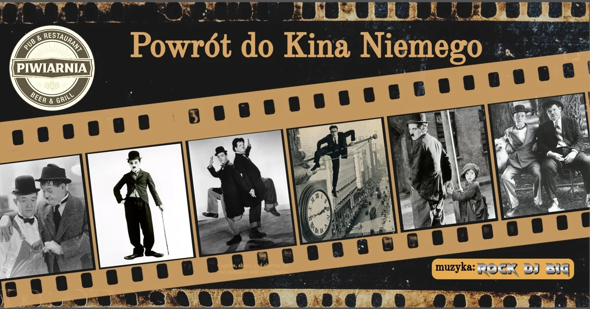Grafika promocyjna wydarzenia Poczuj klimat NIEMEGO KINA – komedie z muzyką ROCK_DJ_BIG w Suwałkach