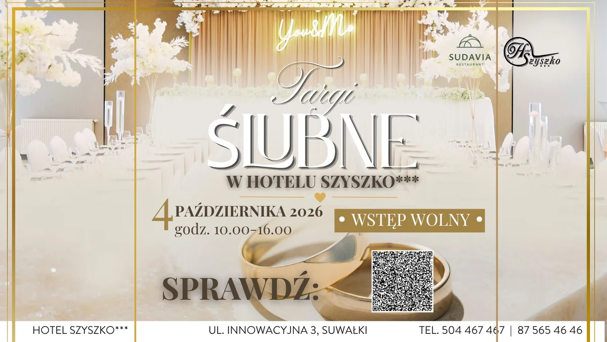 Grafika promocyjna wydarzenia Targi Ślubne w Hotelu Szyszko*** 2026