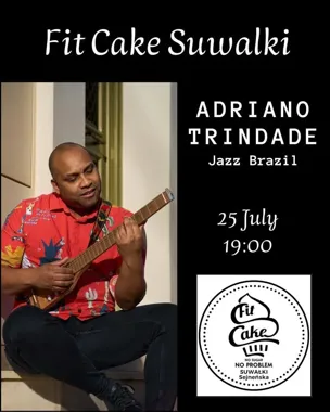 Grafika promocyjna wydarzenia Koncert ADRIANO TRINDADE w Suwałkach