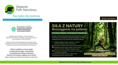 Grafika promocyjna wydarzenia Rozciąganie na polanie