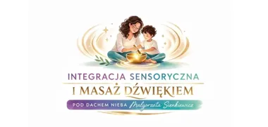 Grafika promocyjna wydarzenia Wiosenna harmonia – relaks w dźwiękach dla rodzica i dziecka w Suwałkach