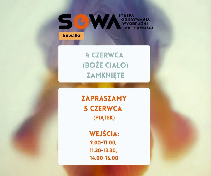 SOWA otwiera skrzydła - piątkowe spotkanie z kreatywnością w suwalskim Parku Naukowo-Technologicznym