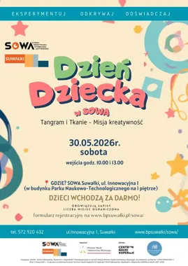 Dzień Dziecka w SOWA Suwałki łączy zabawę z odkrywaniem i kreatywnością
