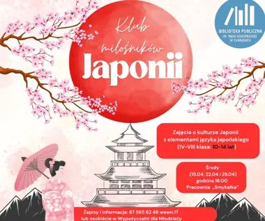 Japonia w Suwałkach na wyciągnięcie ręki - rusza klub dla młodych fanów