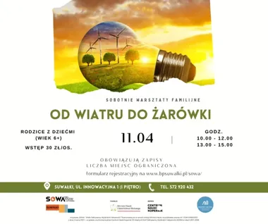 Wiatr, prąd i żarówka - suwalskie SOWA znów otwiera drzwi na warsztaty