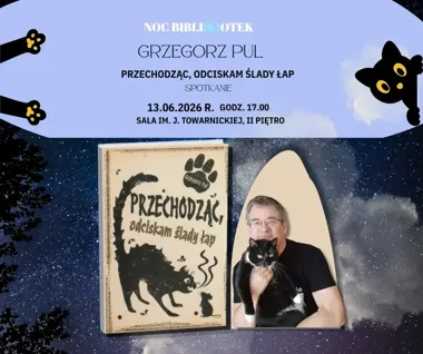 Koty, ślady i podlaska literatura - Grzegorz Pul spotka się z suwalczanami