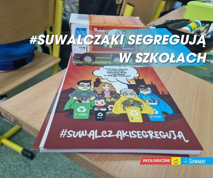 Eko-lekcje w suwalskich szkołach. Dzieci uczą się segregacji przez zabawę