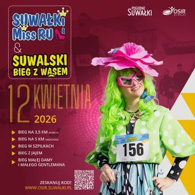 Kolorowy bieg w Suwałkach pęka w szwach jeszcze przed niedzielnym startem