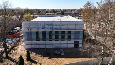 Nowa hala przy ZS nr 4 jest już na finiszu. Będzie też wirtualna strzelnica