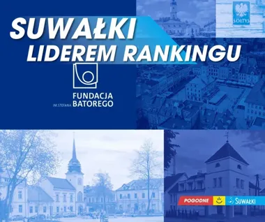 Suwałki w czołówce gmin – miasto z najwyższą oceną za przejrzystość i dialog