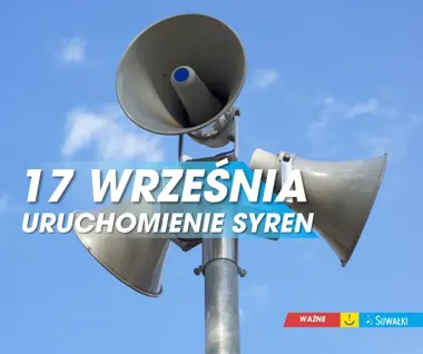 Jedna minuta syren w Suwałkach. To będzie sygnał ćwiczebny