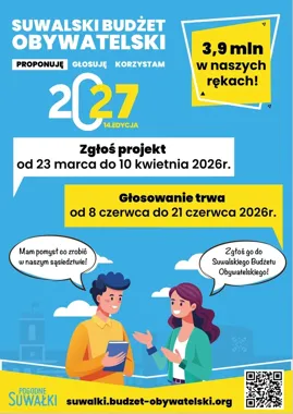 Suwalski budżet obywatelski 2027 z 11 projektami na kartach do głosowania
