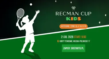 Młodzi tenisiści wchodzą na korty - RECMAN CUP KIDS wraca do Suwałk