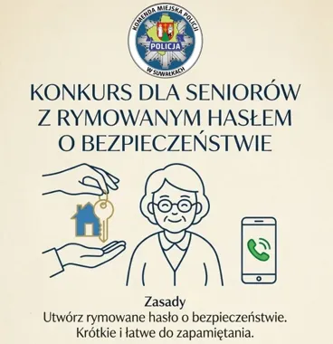 Seniorzy z Suwałk ułożą hasło o bezpieczeństwie. Czas do 30 października