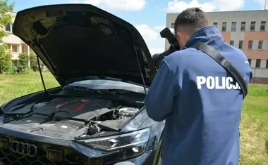 Audi za ponad 650 tysięcy złotych miało zniknąć w drodze na Litwę