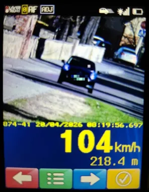 Mini pędziło przez Suwałki 104 km/h - skończyło się utratą prawa jazdy