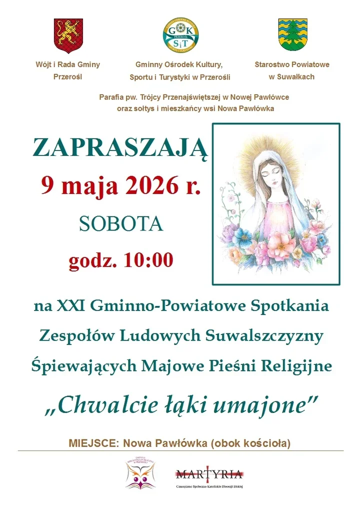 W Nowej Pawłówce zabrzmią majowe pieśni religijne podczas spotkania zespołów