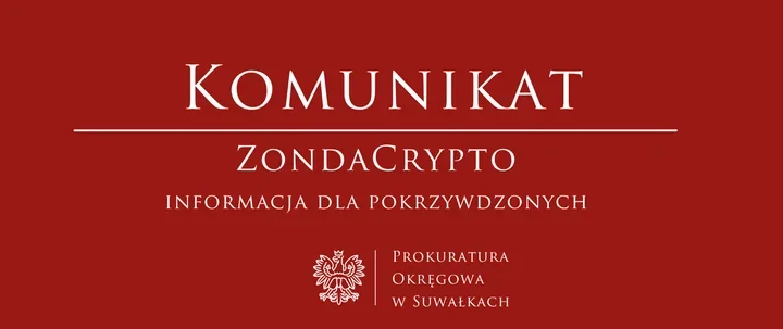 Prokuratura w Suwałkach przyjmuje zgłoszenia dotyczące ZondaCrypto