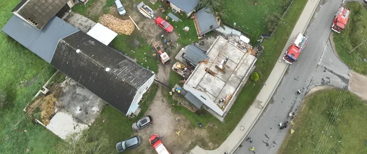 Ponad 30 interwencji strażaków po burzach w powiecie suwalskim