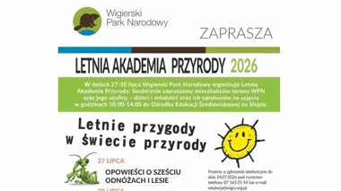 Cztery dni blisko natury. Letnia Akademia Przyrody już w lipcu